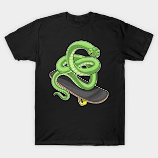 Snake Skater Skateboard Sports T-Shirt